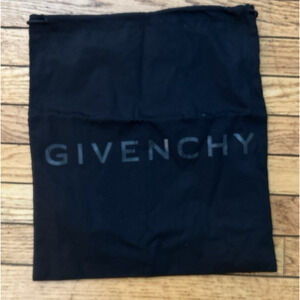 Givenchy Black 13x15 cotton drawstring dustbag